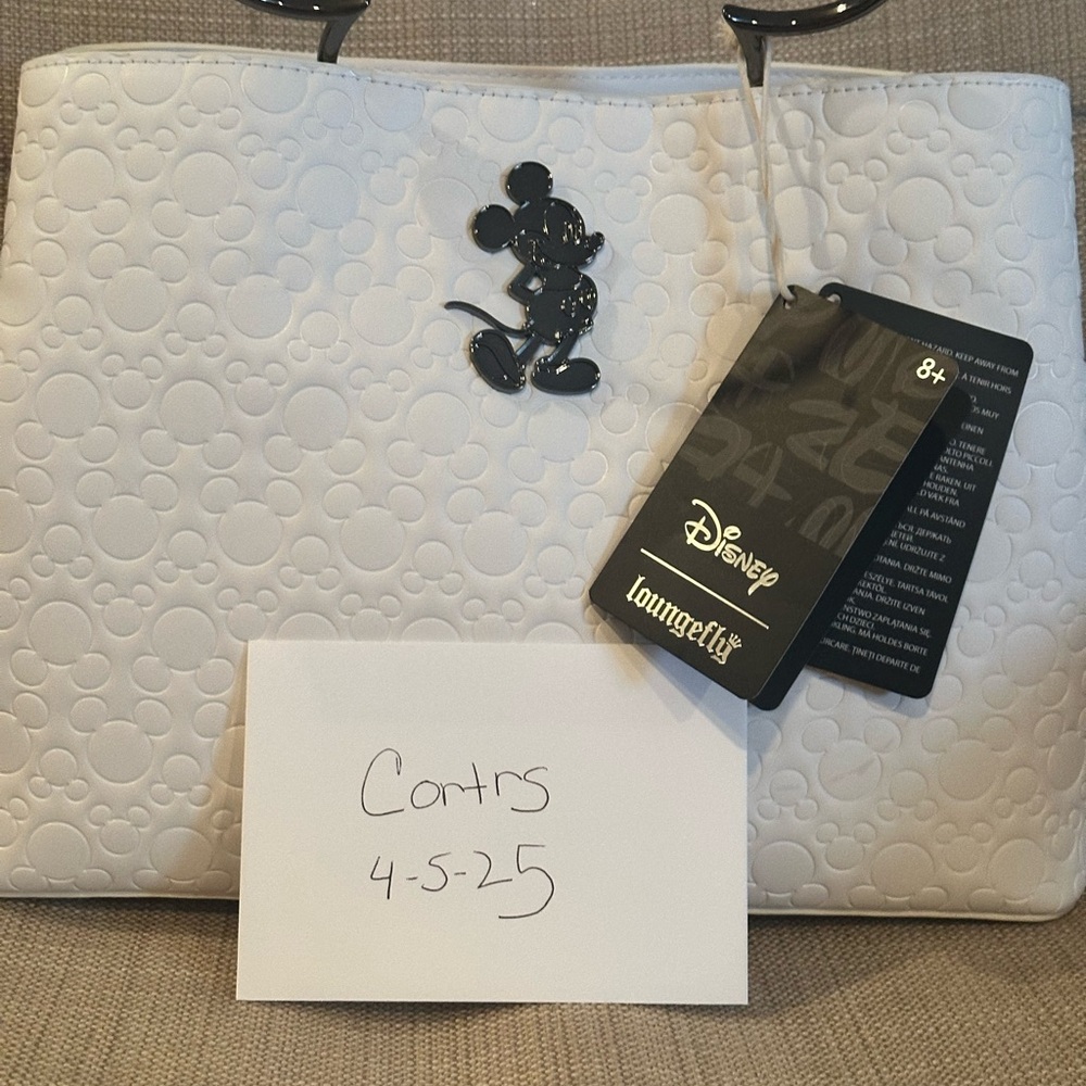 Loungefly White Tote Bag (also cross body)